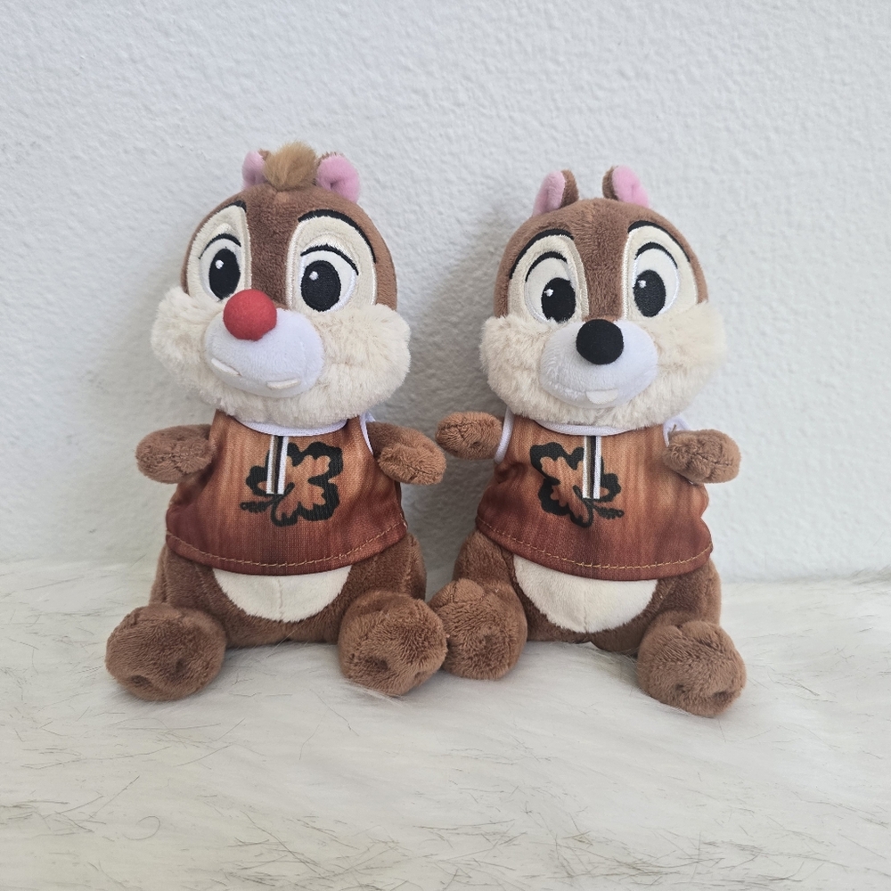 Disney Aulani Resort & Spa Chip and Dale Plush Dolls